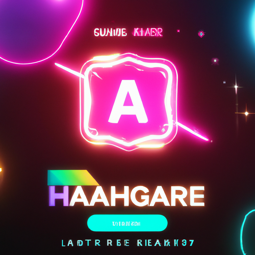 Arcade screen: neon arena with HUD and avatars